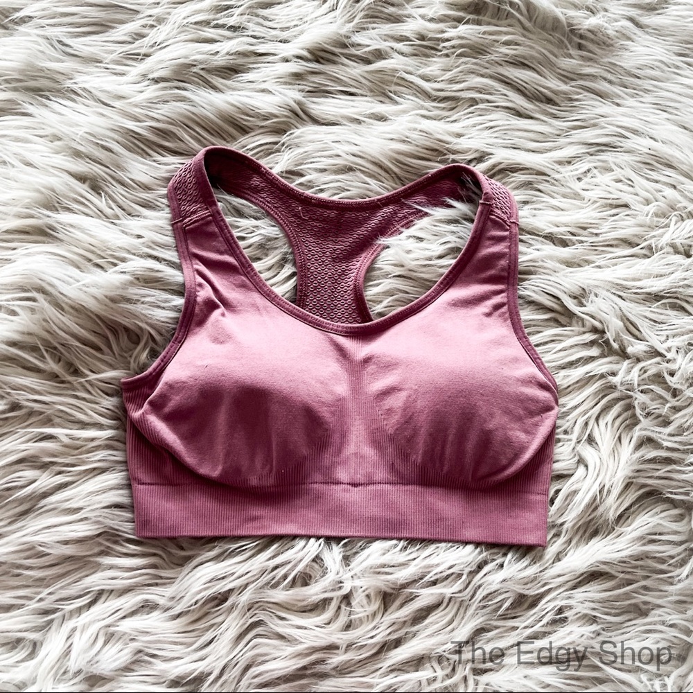 Old Navy | Seamless Racerback Sports Bra - Picture 1 of 4